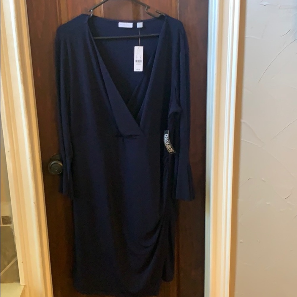 NWT NY&Co stretch faux wrap dress XXL